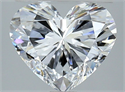 Natural Diamond 3.01 Carats, Heart with  Cut, D Color, VS2 Clarity and Certified by GIA