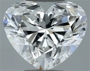Picture of Natural Diamond 0.60 Carats, Heart with  Cut, H Color, VS2 Clarity and Certified by GIA