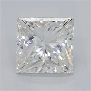 Picture of Natural Diamond 1.50 Carats, Princess with  Cut, G Color, SI2 Clarity and Certified by GIA