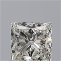 Diamante Natural 0.51 quilates, Princesa , Color H, claridad VVS1 y certificado IGI