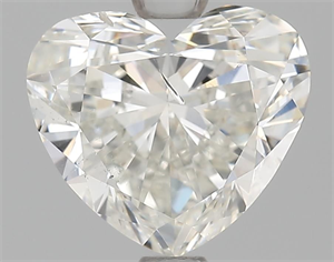 Picture of Natural Diamond 1.90 Carats, Heart with  Cut, H Color, SI2 Clarity and Certified by HRD
