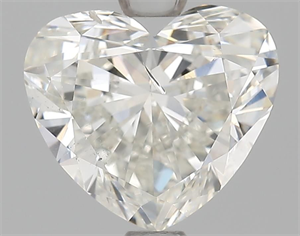 Picture of Natural Diamond 1.90 Carats, Heart with  Cut, H Color, SI2 Clarity and Certified by HRD