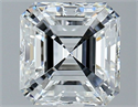 Natural Diamond 1.50 Carats, Asscher with  Cut, E Color, VS2 Clarity and Certified by GIA