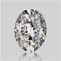 Natural Diamond 1.51 Carats, Oval with  Cut, H Color, VS2 Clarity and Certified by GIA