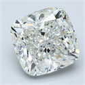Diamante Natural 3.01 quilates, Del cojín , Color I, claridad VVS2 y certificado GIA