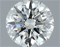 Natural Diamond 1.30 Carats, Round with Excellent Cut, I Color, SI2 Clarity and Certified by IGI