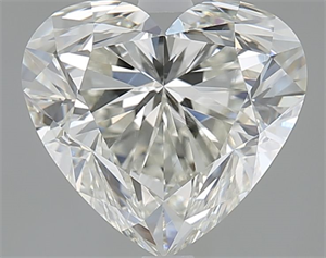 Picture of Natural Diamond 2.50 Carats, Heart with  Cut, I Color, SI1 Clarity and Certified by IGI