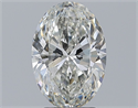 Diamante Natural 2.51 quilates, Ovalado , Color H, claridad SI2 y certificado GIA