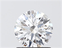 Del inventario de diamantes de laboratorio, 1.03 quilates, Redondo , Color D, claridad VVS1 y certificado IGI