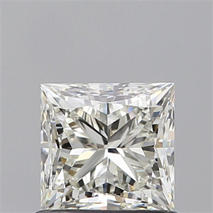 Picture of Natural Diamond 0.80 Carats, Princess with  Cut, J Color, VVS1 Clarity and Certified by GIA