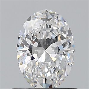 Picture of Natural Diamond 0.71 Carats, Oval with  Cut, D Color, VVS2 Clarity and Certified by GIA