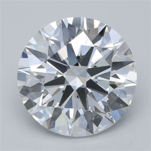 Picture of Lab Grown Diamond 5.82 Carats, Round with Ideal Cut, E Color, VVS2 Clarity and Certified by IGI