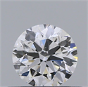 Diamante Natural 0.40 quilates, Redondo , Color D, claridad VS2 y certificado GIA