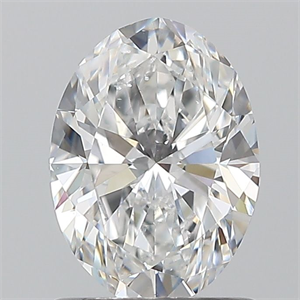 Foto Diamante Natural 1.01 quilates, Ovalado , Color D, claridad SI1 y certificado GIA de
