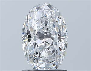 Picture of Natural Diamond 1.20 Carats, Oval with  Cut, D Color, SI1 Clarity and Certified by GIA
