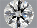 Diamante Natural 0.51 quilates, Redondo , Color I, claridad SI1 y certificado GIA