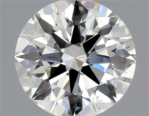 Foto Diamante Natural 0.51 quilates, Redondo , Color I, claridad SI1 y certificado GIA de