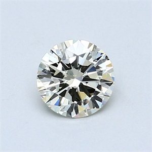 Picture of Natural Diamond 0.55 Carats, Round with Very Good Cut, L Color, IF Clarity and Certified by GIA