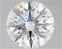 Del inventario de diamantes de laboratorio, 2.19 quilates, Redondo , Color D, claridad VVS2 y certificado IGI