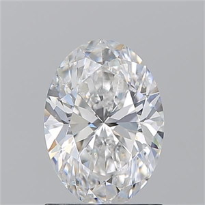 Picture of Natural Diamond 1.31 Carats, Oval with  Cut, E Color, SI1 Clarity and Certified by GIA