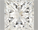 Natural Diamond 5.03 Carats, Princess with  Cut, I Color, VS2 Clarity and Certified by GIA