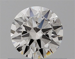 Picture of Natural Diamond 0.50 Carats, Round with Excellent Cut, G Color, VS2 Clarity and Certified by GIA