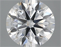 Lab Grown Diamond 2.04 Carats, Round with Ideal Cut, D Color, VVS1 Clarity and Certified by IGI