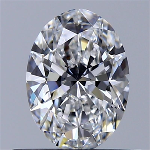 Foto Diamante Natural 0.51 quilates, Ovalado , Color E, claridad VVS1 y certificado GIA de
