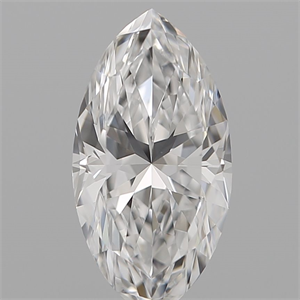 Picture of Natural Diamond 0.16 Carats, Marquise with  Cut, E Color, VVS2 Clarity and Certified by IGI