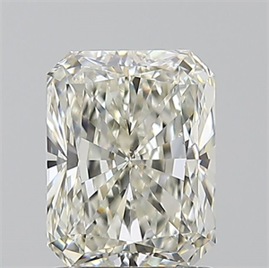 Picture of Natural Diamond 1.50 Carats, Radiant with  Cut, K Color, SI1 Clarity and Certified by GIA