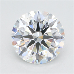 Picture of Lab Grown Diamond 4.36 Carats, Round with Ideal Cut, G Color, VVS1 Clarity and Certified by IGI