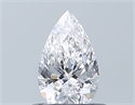 Diamante Natural 0.50 quilates, De pera , Color D, claridad VVS1 y certificado GIA