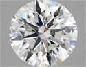 Lab Grown Diamond 3.09 Carats, Round with Excellent Cut, E Color, VS2 Clarity and Certified by IGI