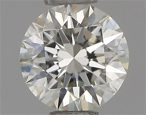 Picture of Natural Diamond 0.41 Carats, Round with Excellent Cut, I Color, VVS1 Clarity and Certified by IGI
