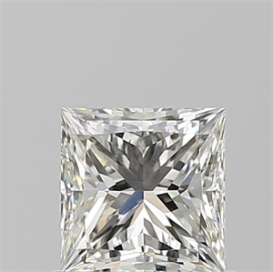 Picture of Natural Diamond 0.81 Carats, Princess with  Cut, I Color, VVS1 Clarity and Certified by GIA