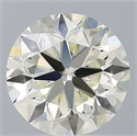 Diamante Natural 2.01 quilates, Redondo , Color M, claridad VVS1 y certificado GIA
