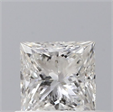 Diamante Natural 0.50 quilates, Princesa , Color F, claridad VS2 y certificado GIA