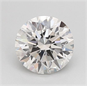 Lab Grown Diamond 1.03 Carats, Round with Ideal Cut, F Color, VS1 Clarity and Certified by IGI