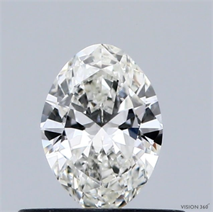 Foto Diamante Natural 0.40 quilates, Ovalado , Color I, claridad VVS2 y certificado GIA de