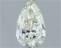 Natural Diamond 1.00 Carats, Pear with  Cut, K Color, VVS1 Clarity and Certified by IGI