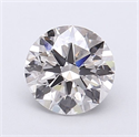 Lab Grown Diamond 1.29 Carats, Round with Ideal Cut, F Color, VS1 Clarity and Certified by IGI