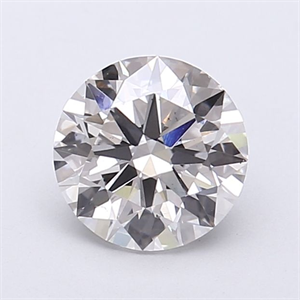 Picture of Lab Grown Diamond 1.29 Carats, Round with Ideal Cut, F Color, VS1 Clarity and Certified by IGI