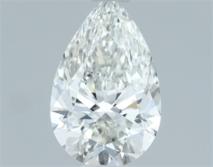 Picture of Natural Diamond 0.72 Carats, Pear with  Cut, H Color, VVS1 Clarity and Certified by IGI