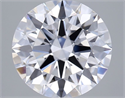 Lab Grown Diamond 3.01 Carats, Round with Ideal Cut, D Color, VVS1 Clarity and Certified by IGI