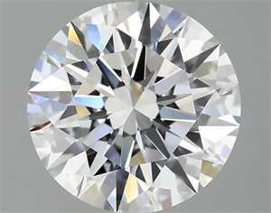 Picture of Lab Grown Diamond 2.08 Carats, Round with Ideal Cut, D Color, VVS2 Clarity and Certified by IGI