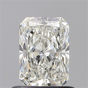 Picture of Natural Diamond 0.70 Carats, Radiant with  Cut, I Color, SI1 Clarity and Certified by GIA