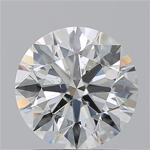 Foto Diamante Natural 2.01 quilates, Redondo , Color I, claridad I1 y certificado GIA de