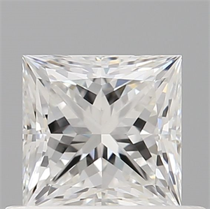 Picture of Natural Diamond 0.61 Carats, Princess with  Cut, G Color, VVS2 Clarity and Certified by GIA