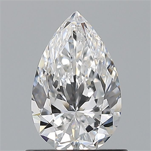 Picture of Natural Diamond 0.80 Carats, Pear with  Cut, E Color, VVS2 Clarity and Certified by GIA