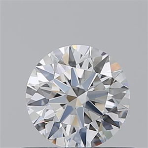 Foto Diamante Natural 0.53 quilates, Redondo , Color G, claridad IF y certificado GIA de